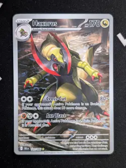 Haxorus - 147/086 - Pokemon Black Bolt Illustration Rare NM - Image 1