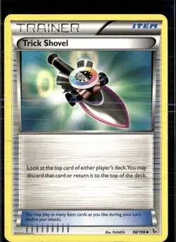 Pokemon Trick Shovel 98/106 Flashfire Non Holo Uncommon - Image 1