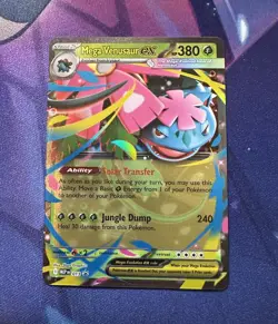 Mega Venusaur Ex Holo Mega Evolution Black Star Promo 013 Pokemon TCG - Image 2