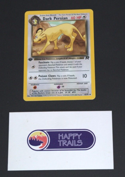 2000 Pokemon Team Rocket - 1st Edition #42 Dark Persian - Image 1