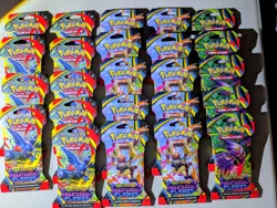 Lot Of 24 Pokemon Mega Evolution Phantasmal Flames Sleeved Booster Packs. Retail - Image 1