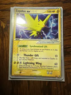 Pokemon Card Zapdos ex 033 Holo Black Star Promo - LIGHT PLAYED CONDITIONS - Image 3