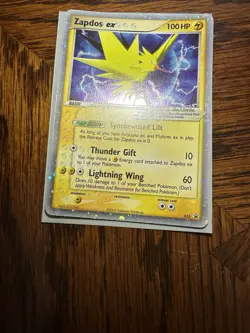 Pokemon Card Zapdos ex 033 Holo Black Star Promo - LIGHT PLAYED CONDITIONS - Image 4