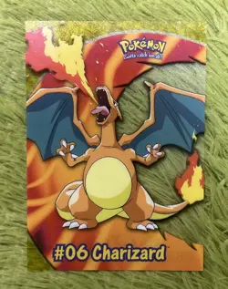 2000 Topps Pokemon TV Animation Series 2 #PC3 Charizard #06 Clear Card - Image 1