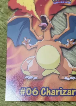 2000 Topps Pokemon TV Animation Series 2 #PC3 Charizard #06 Clear Card - Image 3