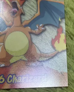 2000 Topps Pokemon TV Animation Series 2 #PC3 Charizard #06 Clear Card - Image 4