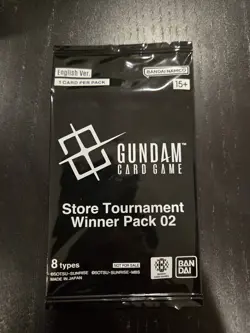 Gundam Card Game TCG Store Tournament Winner Pack 02 Sealed Promo English - Image 1