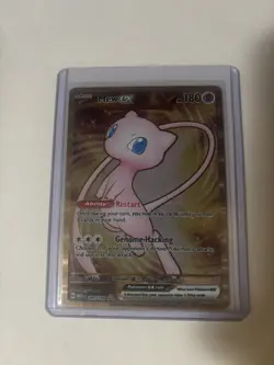 Pokemon TCG Scarlet & Violet 151 Gold Mew UPC Promo Metal Card 205/165 - Image 1