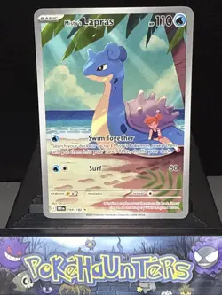 Pokemon Card Misty’s Lapras 194/182 Destined Rivals Illustration Rare Holo NM - Image 1