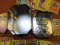 Pokemon Hidden Fates Charizard GX Collectors Tin + 300 Cards 2017 - Image 2