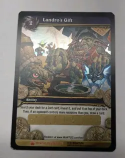 World of Warcraft Loot Card Landro’s Gift (Unscratched) Chance For A Rare Mount - Image 1