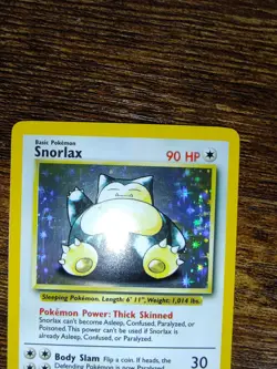 Jungle Snorlax 11/64 No Symbol error Misprint Holo Rare Pokemon Card - Image 3