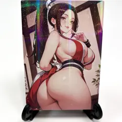 Fatal Fury Mai Shiranui Sexy Anime Waifu Girl Lewd Doujin Goddess Story Art Card - Image 2