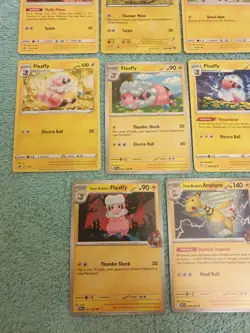 MAREEP, FLAAFFY, & AMPHAROS BUNDLE OF POKEMON CARDS - Image 4