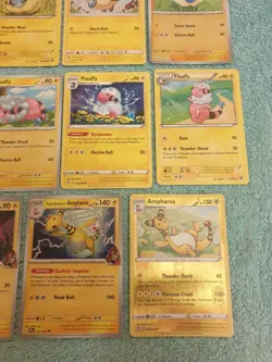 MAREEP, FLAAFFY, & AMPHAROS BUNDLE OF POKEMON CARDS - Image 5