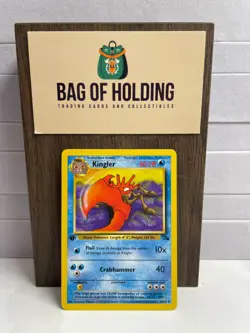 Kingler 1st Edition 38/62 - Fossil - Pokemon Card - LP - Image 1