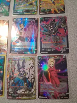 Dragon Ball Super Card Game - 15 Card Lot - Rare Variations Holo Foil High Grade - Image 5