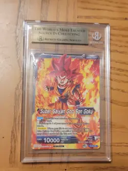 Super Saiyan God Son Goku Soul Striker Reborn GOLD FOIL Dragon Ball Card PSA 10 - Image 2