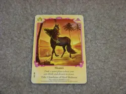 Bella Sara trading card - Royalty - Shanti 38/55 - common card - Image 1