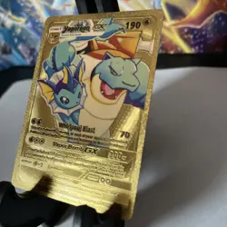 Vaporeon GX HP190 - Gold Foil ??Fan Art ??Pokemon Card ??N/M - Image 2