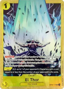 El Thor (Premium Card Collection Vol. 2-) OP05-114 English One Piece Card Game - Image 1