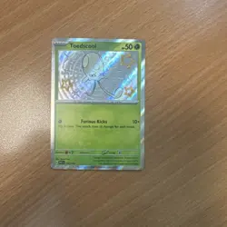 Pokemon TCG Toedscool Card Paldean Fates Shiny Rare 105/091 - Image 1
