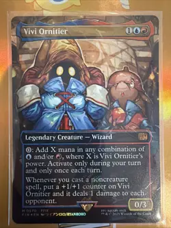 Magic: the Gathering Vivi Ornitier (Borderless) Chocobo Track Foil Final Fantasy - Image 1