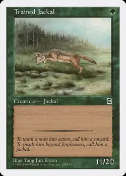 Trained Jackal Portal Three Kingdoms LP MTG - Image 1