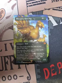 Traveling Chocobo (Borderless) (Chocobo Track Foil) MTG Magic Final Fantasy 🐥 - Image 3