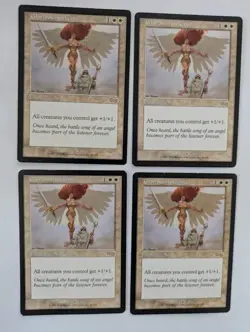 4 Glorious Anthem Urza's Saga MTG NM Free shipping with tracking - Image 1