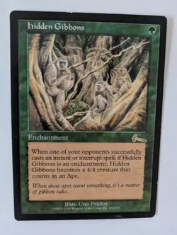 Hidden Gibbons Urza's Legact MTG NM Free shipping with tracking - Image 1