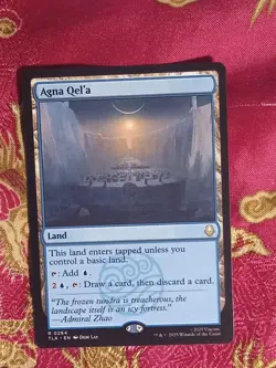 Agna Qel'a Avatar: The Last Airbender Magic The Gathering MTG blue mana land - Image 1