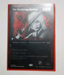 MTG The Wandering Rescuer MYTHIC Textured Foil RED 0406 Duskmourn - Image 1
