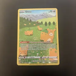 Ditto GG22/GG70 Pokemon TCG Ultra Rare Crown Zenith: Galarian Gallery NM - Image 1