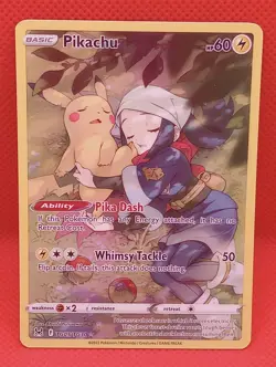 Pikachu TG05/TG30 Pokemon SWSH11 Lost Origin Trainer Gallery Holo Ultra Rare VLP - Image 1