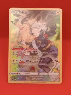 Pikachu TG05/TG30 Pokemon SWSH11 Lost Origin Trainer Gallery Holo Ultra Rare VLP - Image 3
