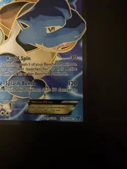 Blastoise EX 142/146 Pokemon TCG Full Art Ultra Rare XY Base Set - Image 5