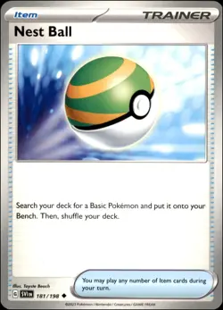 Pokemon - 2X Nest Ball - #181/198 - SV01: Scarlet & Violet Base Set Uncommon - Image 1
