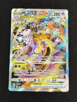 Mewtwo VSTAR GG44/GG70 Pokemon Crown Zenith Galarian Gallery NM - Image 1