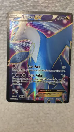 Pokemon TCG XY Roaring Skies Latios EX Holo Ultra Rare LP 101/108 - Image 1
