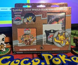 Pokemon 2018 World Championship Deck Naohito Inoue Buzzroc Pokemon TCG Sealed - Image 1