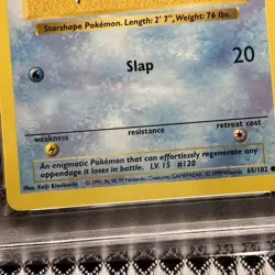 1999 Pokemon Base Set Unlimited Shadowless STARYU 65/102 - PSA 10 GEM MINT ?? - Image 2