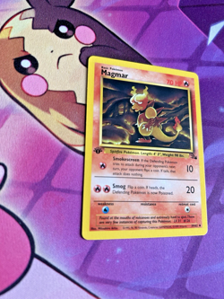 Magmar - 39/62 [Fossil] Pokemon TCG - 1st EDITION - Vintage - NM - Image 2