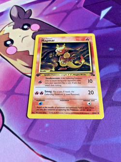 Magmar - 39/62 [Fossil] Pokemon TCG - 1st EDITION - Vintage - NM - Image 3