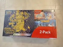 Pokemon Scarlet & Violet Surging Sparks Elite Trainer Box & Booster Bundle New! - Image 1
