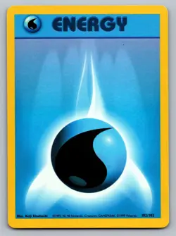 Pokemon TCG Base Set Water Energy #102 - Image 1