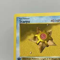 1999 Pokemon 1st Edition Shadowless Base Set Staryu Common LP (65/102) - Image 2