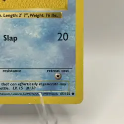 1999 Pokemon 1st Edition Shadowless Base Set Staryu Common LP (65/102) - Image 4