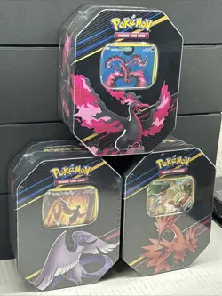 Pokemon TCG: Crown Zenith Tin Set of 3 - Articuno - Zapdos - Moltres NEW SEALED! - Image 3