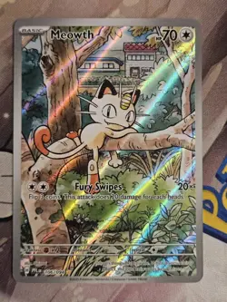 MEOWTH 106/094 - FULL ART RARE - MEGA EVOLUTIONS - PHANTASMAL FLAMES - POKEMON - Image 1